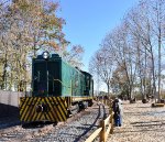 The 304 getting some rest with its passenger consist 